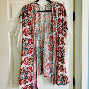 Umgee floral kimono wrap m/l